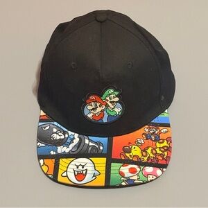 Nintendo Super Mario Bros Hat Cap Kids Vintage Video Games